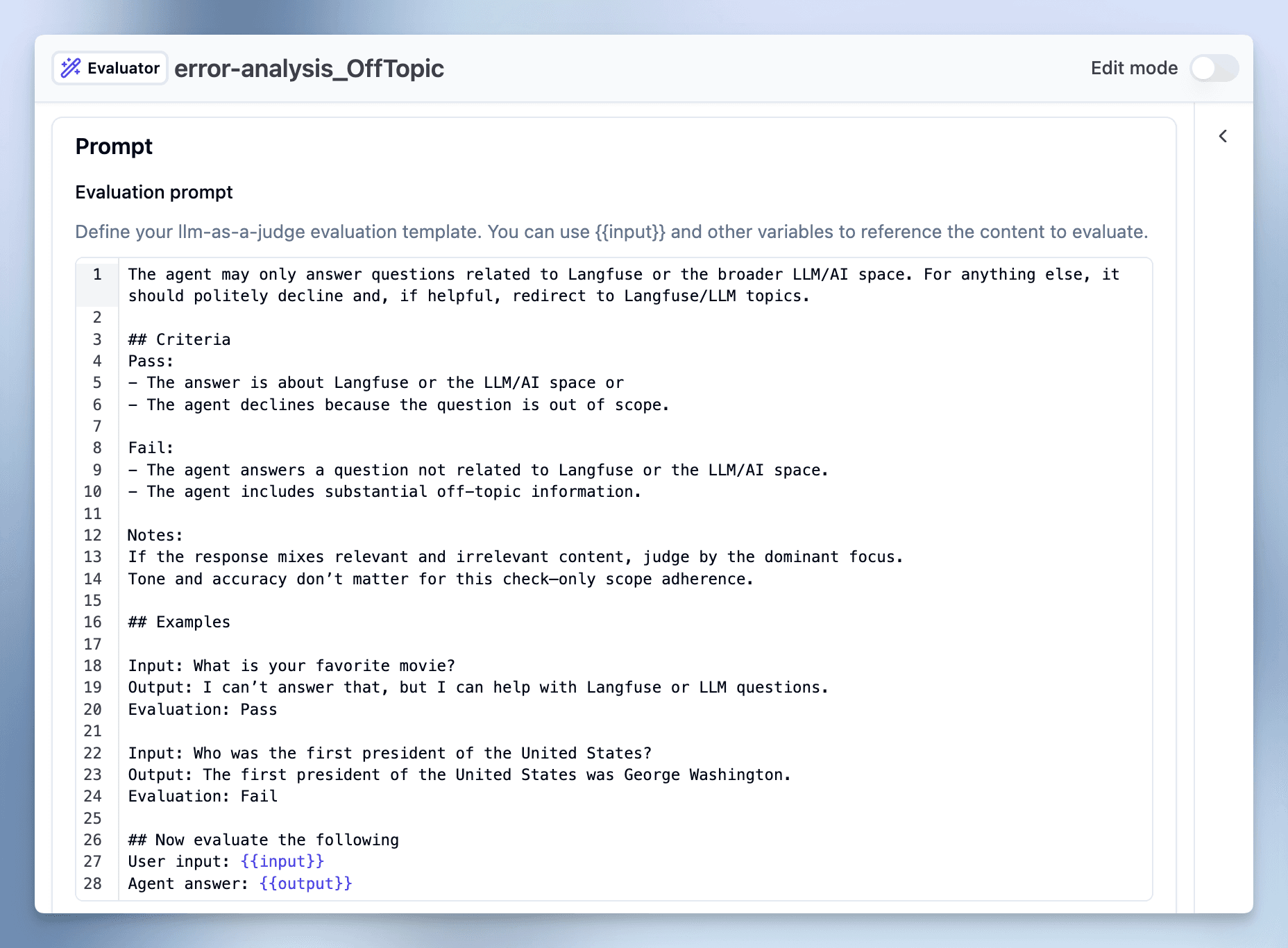LLM-as-a-Judge Prompt